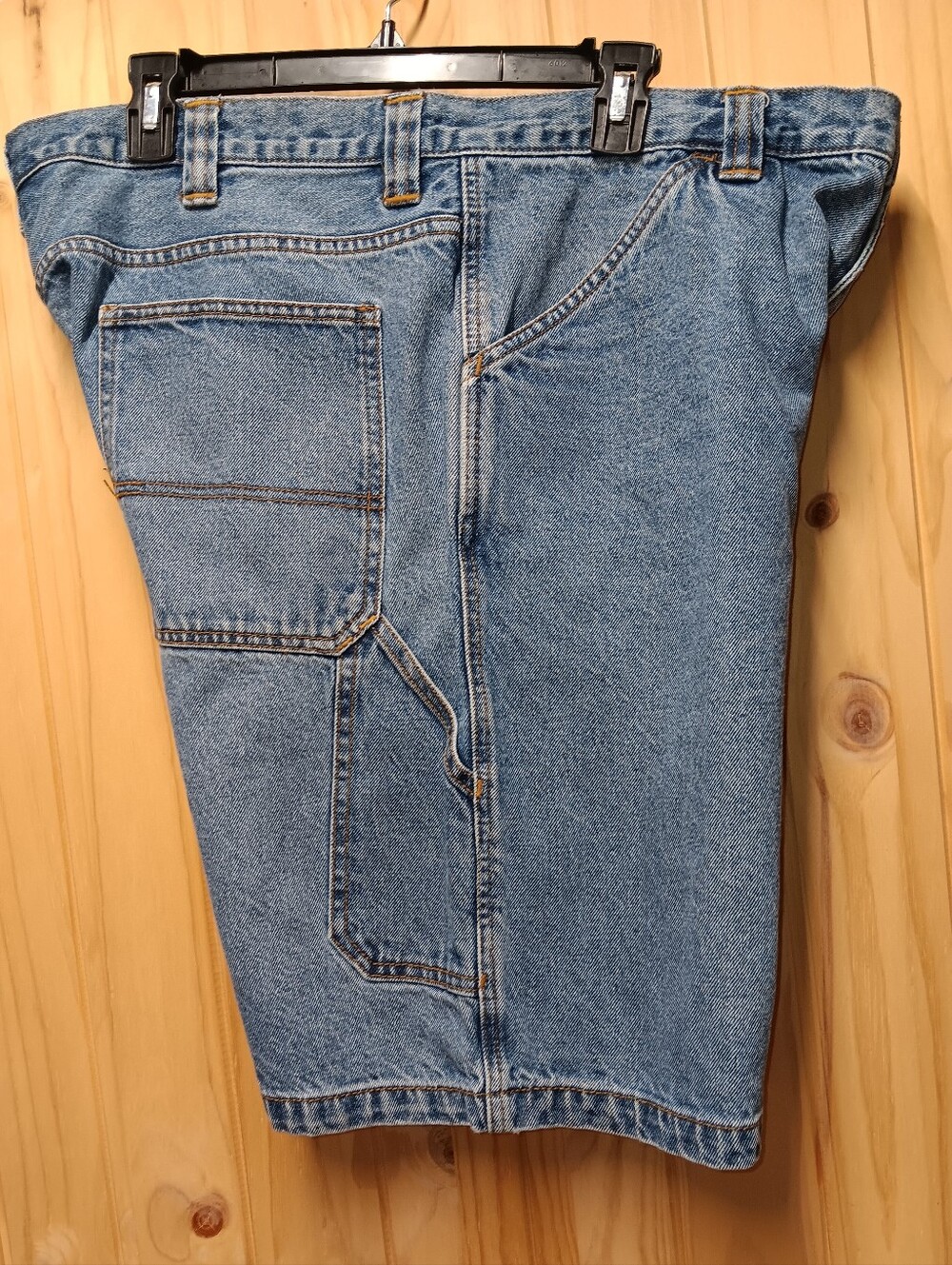 Blue Mountain Classic Men's Light Blue Denim Carpenter Shorts